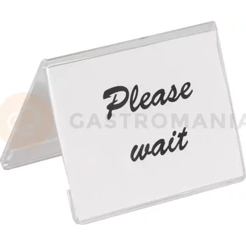 Informační tabulka Informační štítek z plastu na stůl 105x80 mm | CONTACTO, 6784/105