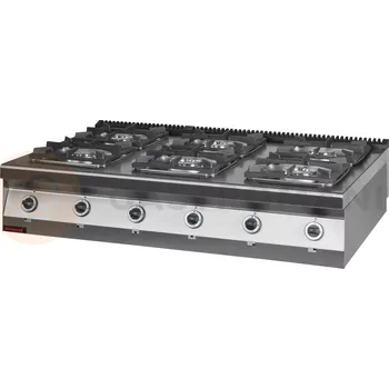 Plynová kartuše Plynový sporák s 6 hořáky | KROMET, 900.KG-6