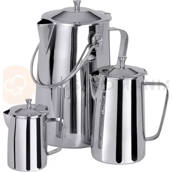 Servírovací stolek Džbánek z nerezové oceli s víkem na kávu 5 l | CONTACTO, 3017/501