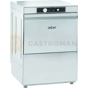 Myčka nádobí Myčka na nádobí s dávkovačem, elektromechanické ovládání, Koš: 50x50 cm, 400V, 600x600x820 mm, Grand Series, Easy Line | ASBER, GE-510 DD