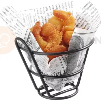 Servírovací stolek Košík na hranolky, Ø 115 mm | HENDI, 426494