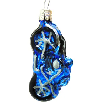 Vánoční ozdoba Vánoční ozdoba Motorka 1452 modrá