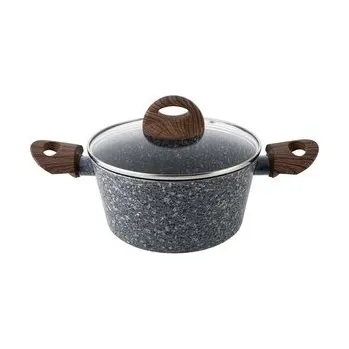 Hrnec HRNEC S POKLIČKOU ALU 20 CM 2,5 L GRANITE