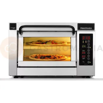 Pec na pizzu Jednokomorová pec na pizzu , dělená komora, 2x pizza 35 cm, komora o rozměrech 355x355x195 mm | PIZZA MASTER, CounterTop 351ED-1