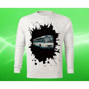 Pánská mikina mikina KAROSA ŠD 11 dámská XXL (mikina s potiskem světle šedý melír )