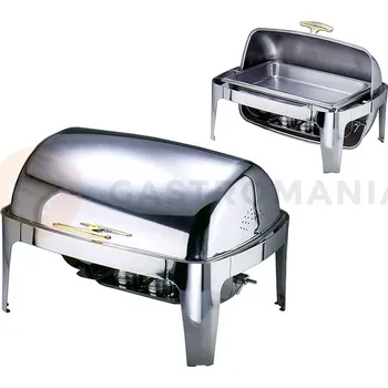 Gymnastika Chafing roll-top GN 1/1 na palivo s přídavným topným tělesem | CONTACTO, 7076/762