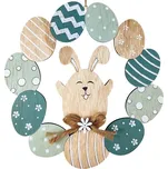 Anděl Přerov Věnec dřevěný z vajíček se zajícem 22 cm