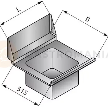 Počítačový stůl Deska stolu s 1 nádrží, vpravo, 600x635 mm | LOZAMET, LO328/6062/P