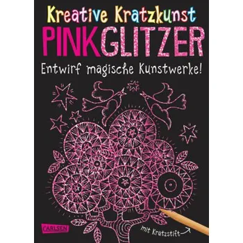 Pink Glitzer, m. Kratzstift - Poitier, Anton