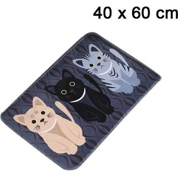 Koberec Koberec s kočkou, dekorační koberec - 40 x 60 cm
