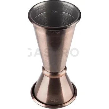 Trekingová hůl Barmanská odměrka oboustranná, 20ml/40 ml, měděná | APS, 93352