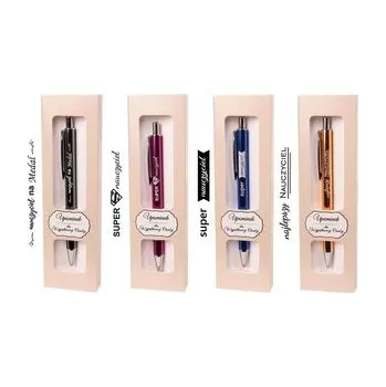 Set školních potřeb Długopis dla nauczyciela w etui mix