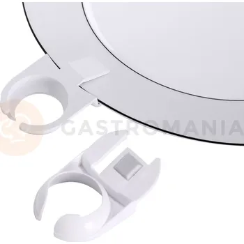 Barová židle Klipsy na udržení sklenice k talíři 30x80 mm | CONTACTO, 2082/001