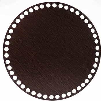 Pro Háčkování Dno na košík dekor wenge kruh Ø 30 cm
