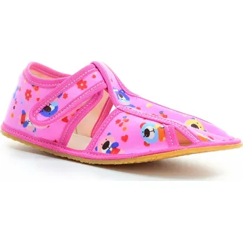 Dětská móda Baby Bare Shoes Baby Bare Pink Teddy barefoot bačkory Velikost boty (EU): 32, Vnitřní délka boty: 206, Vnitřní šířka boty: 81