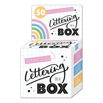 Lettering in a Box - 50 schnelle Letteringtipps - ziehen lachen lettern - Landschützer, Cornelia