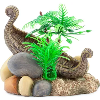 Dekorace do akvária Happet Ztroskotaná loďka - Dekorace do akvária