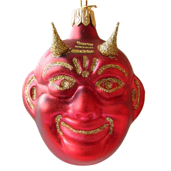 Vánoční ozdoba Vánoční ozdoba čert hlava