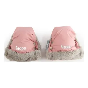 Příslušenství pro přepravu dětí Zimní rukavice Fluffy, Old Pink