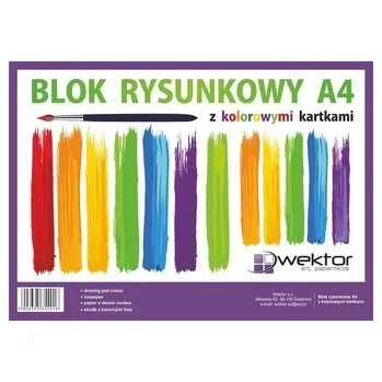 Set školních potřeb Blok rysunkowy A4/16K kolorowy (10szt)