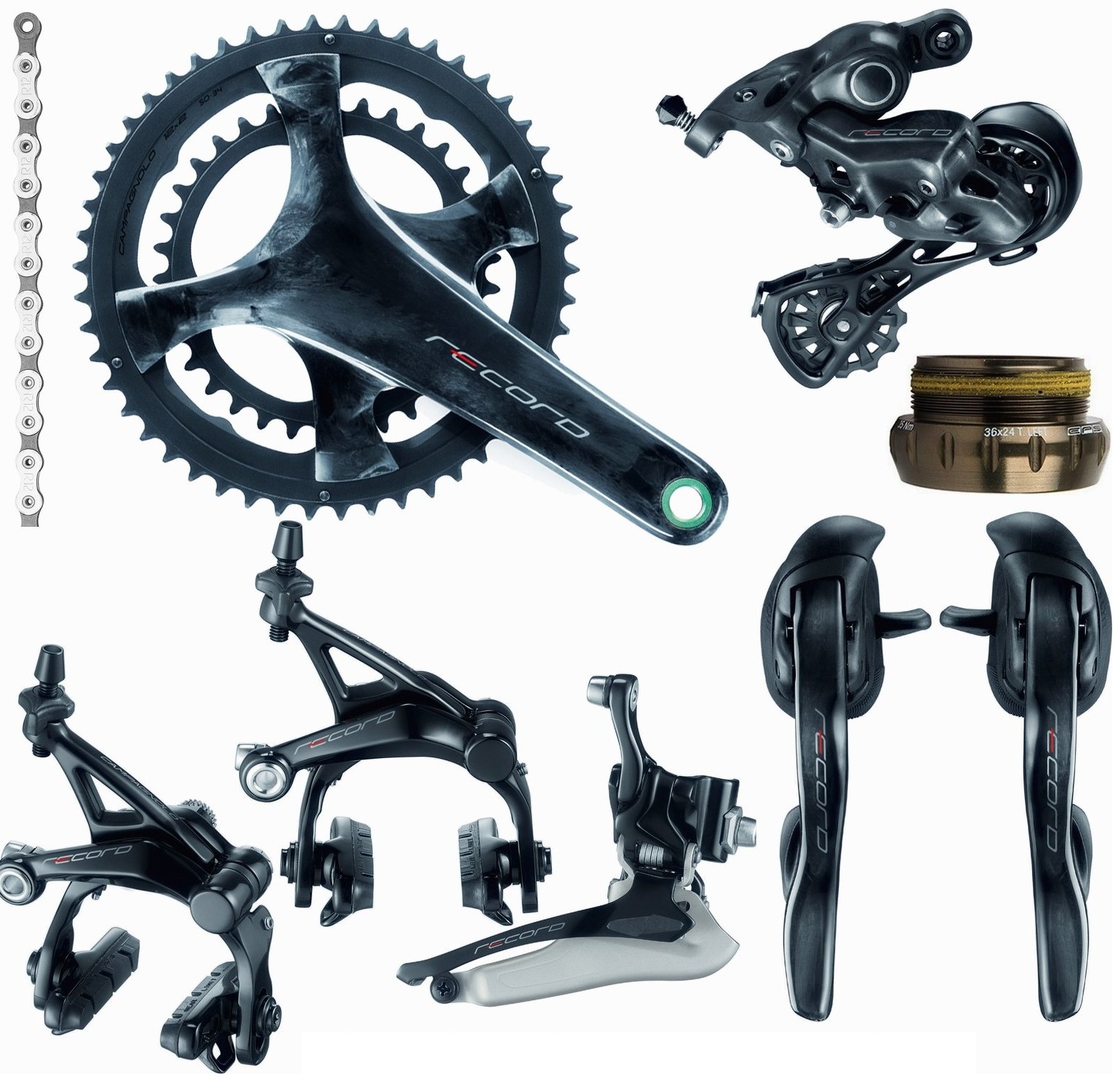 CAMPAGNOLO RECORD UT 172x53/39 12sCRBN main image 0