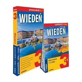 Cestování Comfort! map Wiedeń 3w1 przewodnik+atlas+mapa - praca zbiorowa