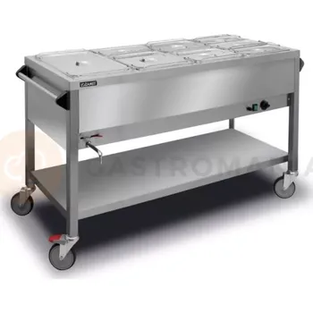 Výdejník vody Pojízdná vodní lázeň, 4x GN 1/1 200 mm | LOZAMET, BJW.4GN