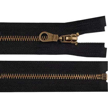 Zip Staromosazný zip No 5 délka 70 cm bundový