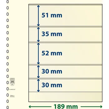 Obal pro sběratelský předmět Lindner 802507 - 5 kapes (30 mm) Velikost balení: 1 ks