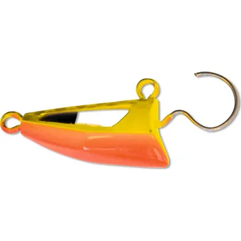 Rybářský háček Quantum Jig Modrak Vertical Head-žlutočervená-2 ks Gramáž: 10 g