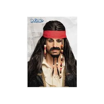 Karnevalový kostým Peruka Tobias z chustą, wąsem i brodą