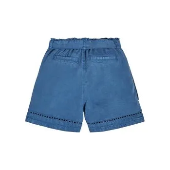 Dámské kraťasy Guess Šortky z materiálu J3GD03 WE8R0 Modrá Relaxed Fit 12Y