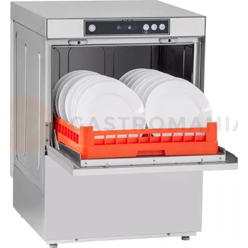 Myčka nádobí Myčka na nádobí s dávkovačem a oplachovým a vypouštěcím čerpadlem, digitální ovládání, Koš: 50x50 cm, 230V, 600x600x820 mm, Grand Series, Tech Line | ASBER, GT-500 W B DD