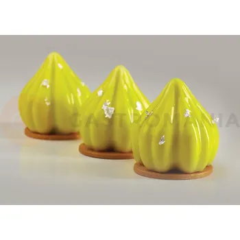 Kuchyňská sůl Silikonová forma na dezert - 400x300 mm, 20 porcí, 60x63 mm, 90 ml - PX4362S | PAVONI, Gel