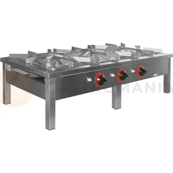 Plynová kartuše Plynová stolička 3 hořáky, 1690x600x350 mm, 5+6,5+8 kW | EGAZ, TG-322.I