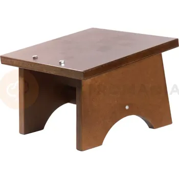 Chladicí zařízení na pivo Podstavec dřevěný pod sud na pivo 350x350x250 mm | CONTACTO, 8089/350