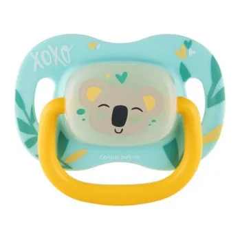 dudlíky Canpol babies Dudlík silikonový symetrický EXOTIC ANIMALS 0-6m 1ks koala
