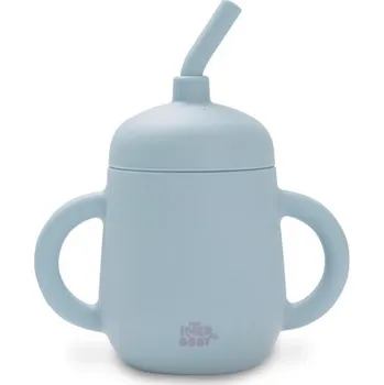 Dětské zboží Suavinex INTERBABY | Lahvička s brčkem SILIKONOVÁ - modrá