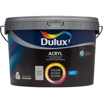 barva na zeď Dulux Acryl Matt base light 1L (cena bez pigmentu)