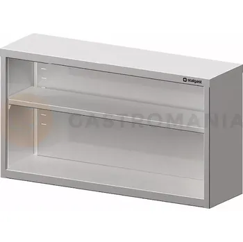 Kuchyňská skříňka Skříňka nerezová závěsná otevřená 1600x300x600 mm | STALGAST, 981683160