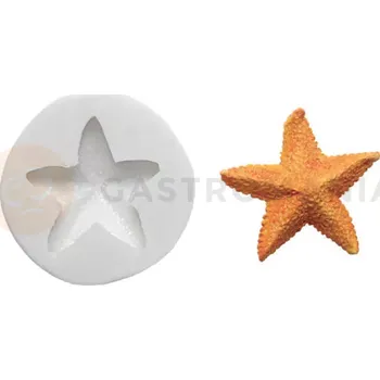 Výroba svíčky Forma na cukrovou hmotu SLK 073 - hvězdice, 50x50 mm | SILIKOMART, Sugarflex StarFish