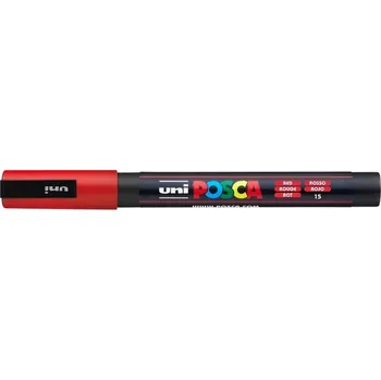 Uni Mitsubishi pencils Posca PC-3M popisovač na vodní bázi Red