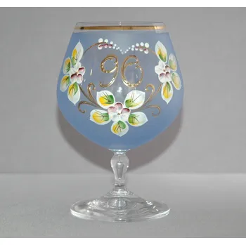 Sklenice Výroční sklenička Carmen 90let modrá