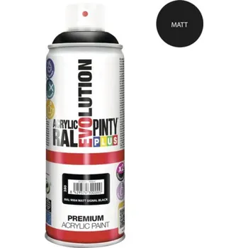Barva ve spreji Barva ve spreji PINTYPLUS EVO 400ml RAL9004 mat signální černá