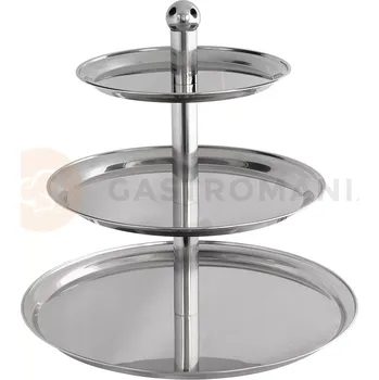 Stojan na sedlo Etažér na dezerty třípatrový | STALGAST, 544032