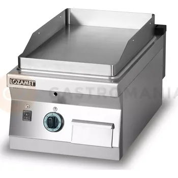 Kuchyňský gril Grilovací deska plynová, hladká, 4 kW, 400x700x280 mm | LOZAMET, L700.GPG400G
