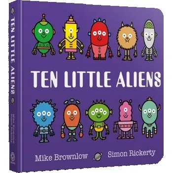 První čtění Ten Little Aliens Board Book - Brownlow, Mike