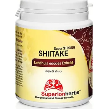 Přírodní produkt Superionherbs Shiitake Extrakt 90 kapslí