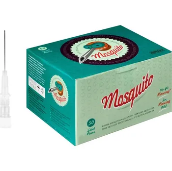 Piercing ► Mosquito kanyla 17G bílá - 1,5 mm - samouvolňovací 50ks