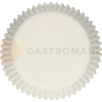 Kuchyňská sůl Košíčky na cupcake, průměr 5 cm, 48 ks bílé | FUNCAKES, FC4001